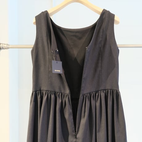 SINME　ブラックドレス ロング　SS14-03