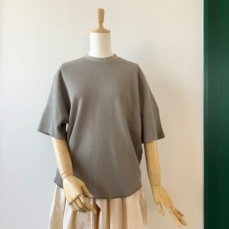 HARVESTY   WAFFLE BIG T-SH（ワッフルビッグTシャツ） BEIGE　A51904