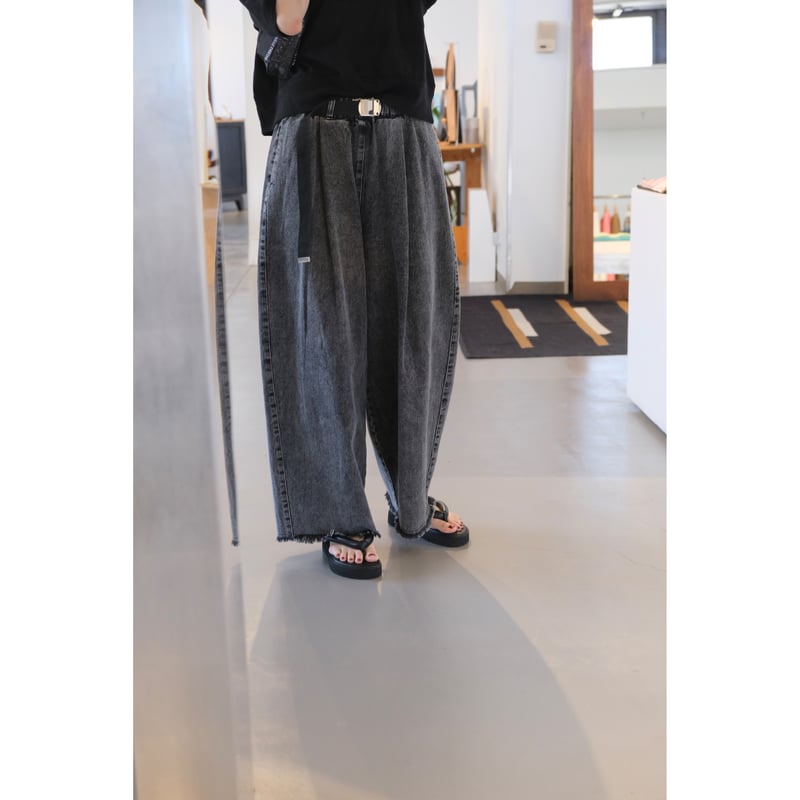 M53. BELTED DENIM PANTS MP-016 | geep