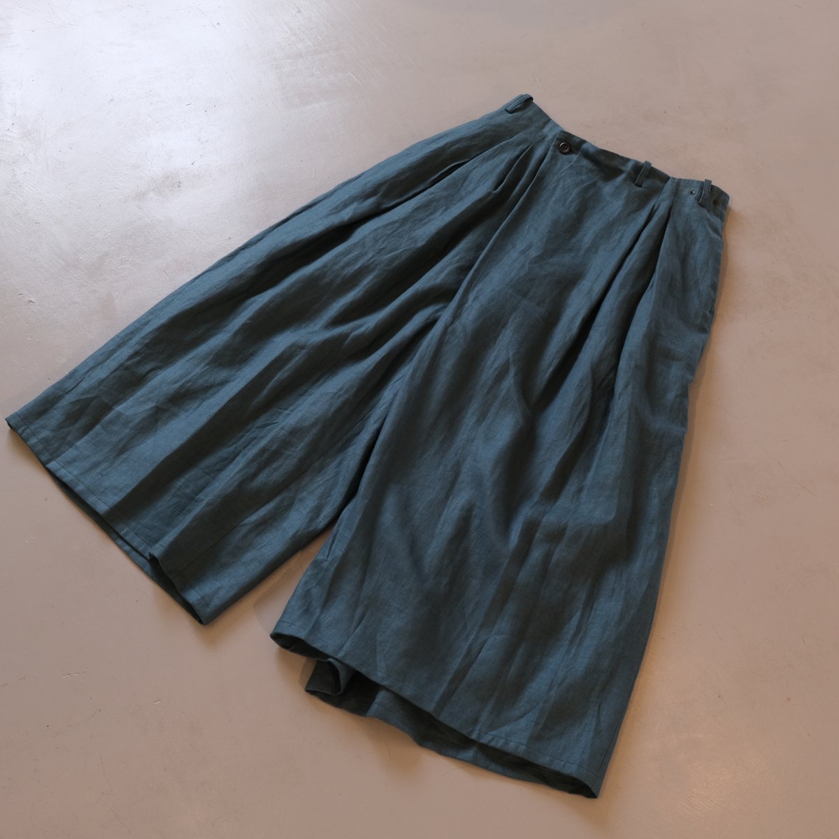 suzuki takayuki wrapped pants A241-28 brine blu