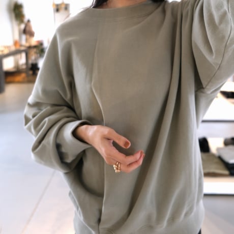 R JUBILEE 　BASIC TUCK SWEAT　　SAGE