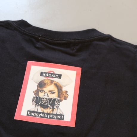 intoxic. 　バギーさんコラボTシャツ　ロシアンロゴ　WE-013