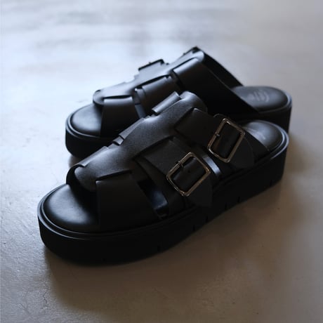 BEAUTIFUL SHOES  GURKHA SANDALS"GLOXI CUT THICK SOLE"