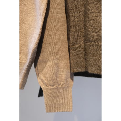 BATONER　WOMEN    RAMIE WOOL SKIPPER   BN-25FL-001