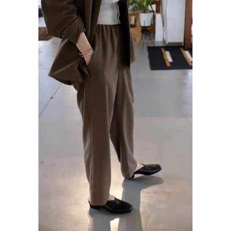 SINME  ギャザーパンツ  SS16-07  ブラック