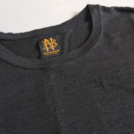 BATONER　 A-LINE BOAT NECK T-SHIRT　BN-21SL-047