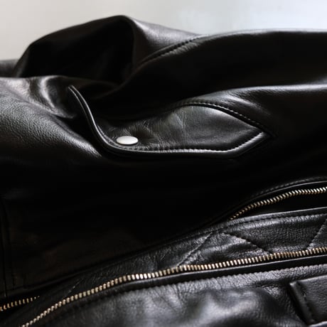 SISII　シシ　SISII×大草直子　L-2B　Leather Flight Jacket　　BLACK