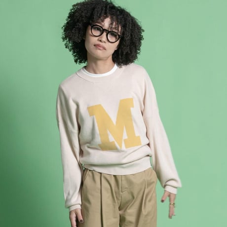 THOMAS MAGPIE　flocky print knit【2221712】
