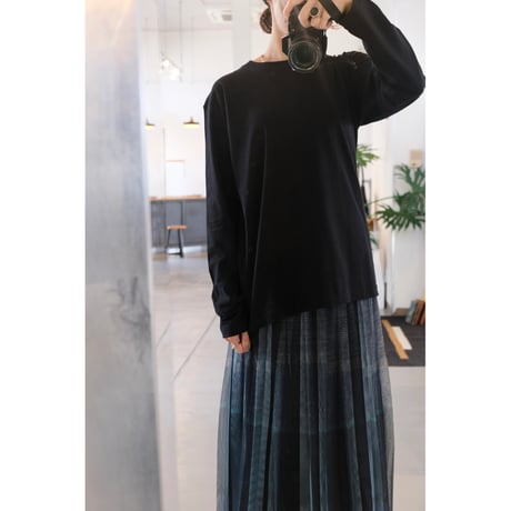 NAKAGAMI  グラフィックチュールスカート(black)  N0325A0021