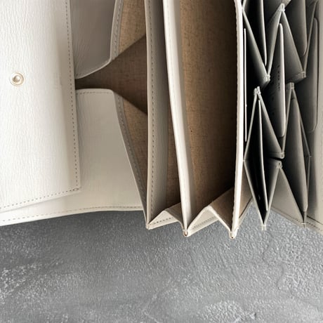 cardboard long wallet　 gray