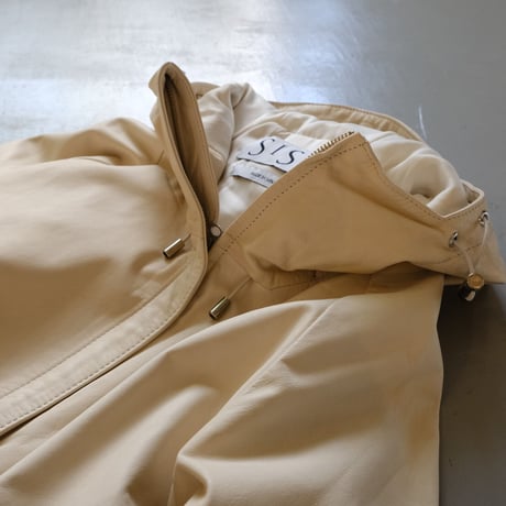 SISII　Leather 　Windbreaker 　-macadamia-