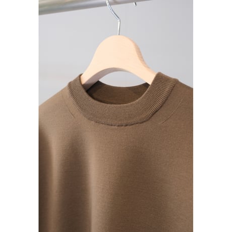 BATONER Women  32G SMOOTH WOOL CREW NECK