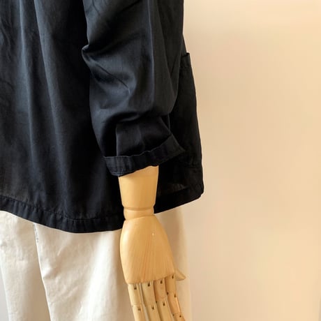 HARVESTY 　ATELIER SHIRT（アトリエシャツ）A31801　BLACK