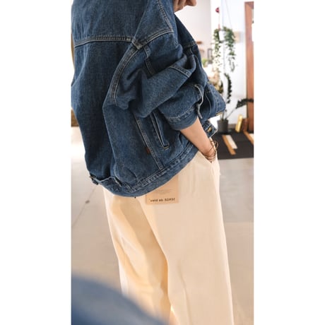 SERGE de bleu   2TUCK SUSPENDER SLACKS    CTS-52P-CEA