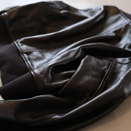 SISII　シシ　SISII×大草直子　L-2B　Leather Flight Jacket　　BLACK