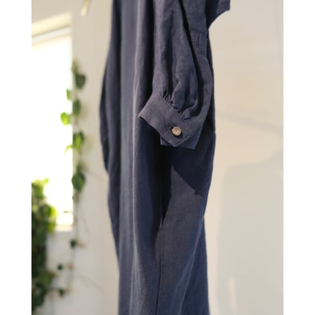 suzuki takayuki   peasant dress Ⅱ  dark blue