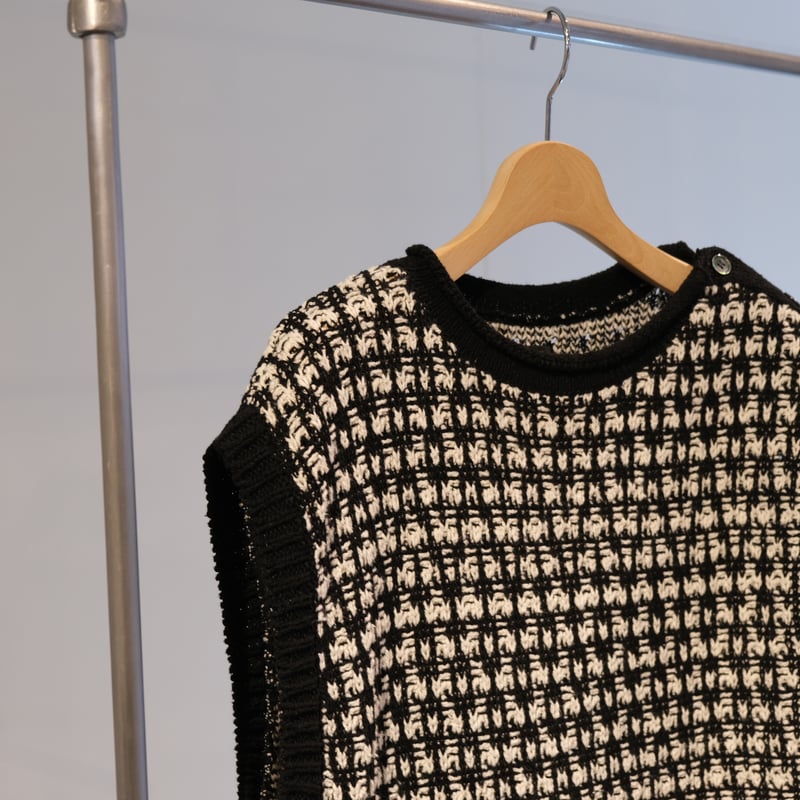 BATONER MEN MIX JACQUARD VEST BN-24SM-024