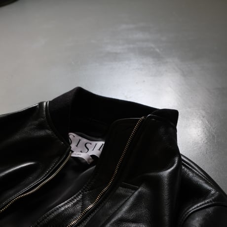 SISII　シシ　SISII×大草直子　L-2B　Leather Flight Jacket　　BLACK