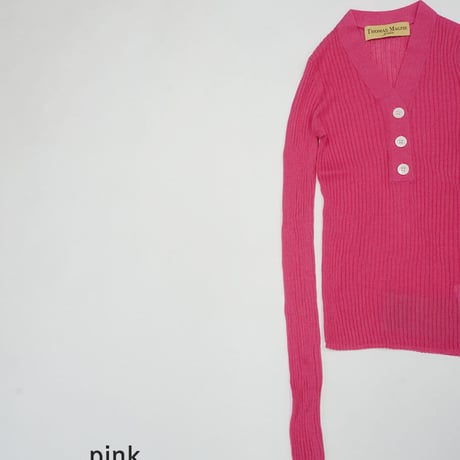 THOMAS MAGPIE　rib top【2231704】