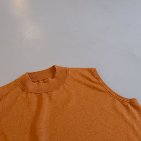 BATONER　Women MOCK NECK NOSLEEVE 　BN-22SL-030