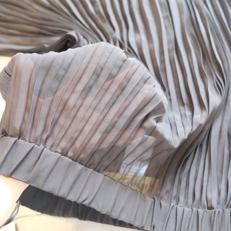 THOMAS MAGPIE   sheer boil pleats skirt【2222607】