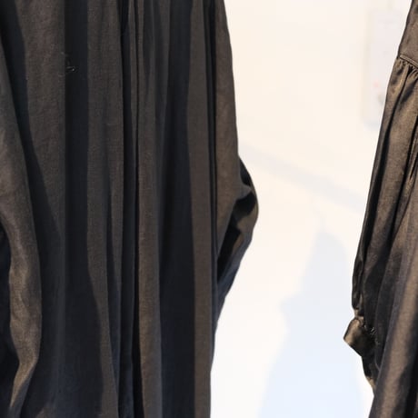 suzuki takayuki　peasant dress　khaki/black　A221-15