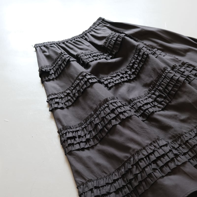 THOMAS MAGPIE コットンシルクフリルギャザースカート（THOMAS MAGPIE  