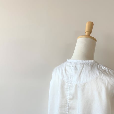 HARVESTY 　ATELIER SHIRT（アトリエシャツ）A31801　WHITE