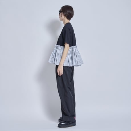 THOMAS MAGPIE　stripe frill Tops　2262814