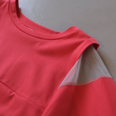 NAKAGAMI　メッシュショルダーカットソー　N0122S0007