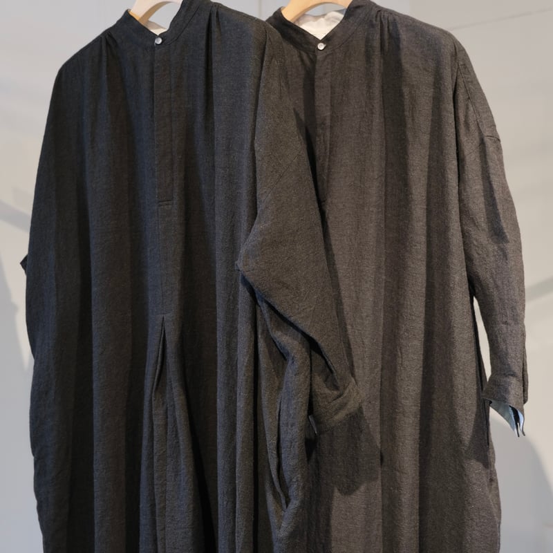 suzuki takayuki peasant dress Ⅱ ウール麻 suzuki takayuki スズキタカユキ peasant dress I [A251-22/moss