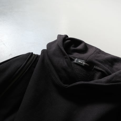 NAKAGAMI　ナカガミ　2WAYデザインパーカー　M0121A0037 　BLACK
