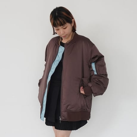 THOMAS MAGPIE  p / taffeta MA1 blouson (reversible)【2233502】