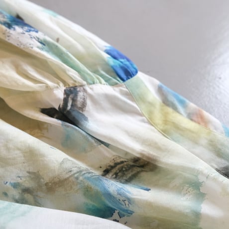 suzuki takayuki × Coci la elle     puff-sleeve blouse  / sable　B231-01