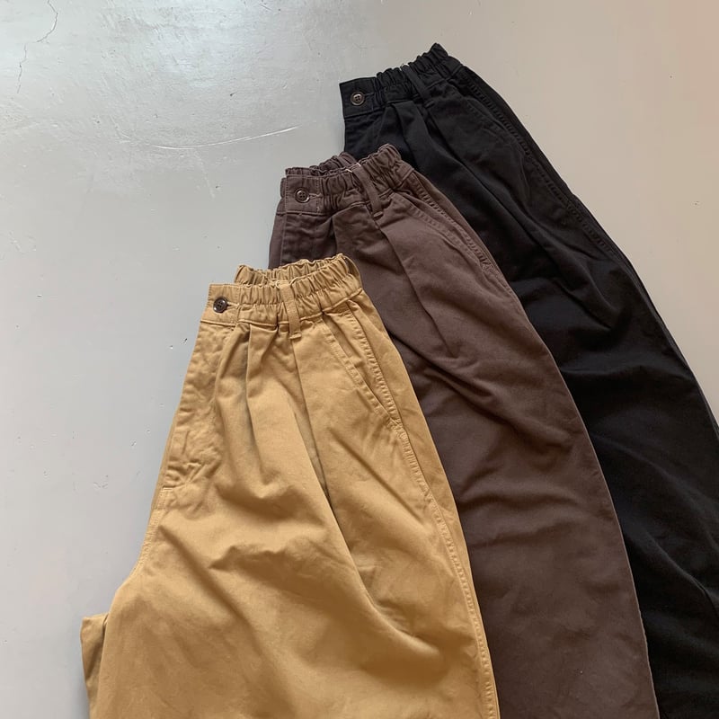 HARVESTY CIRCUS PANTS サーカスパンツ COL: 19（ブラック