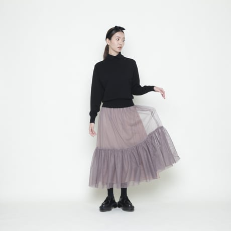 THOMAS MAGPIE　tulle　tiered　skirt　2204613