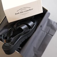 foot the coacher　SS BELT SANDAL　 FTC1912012   BLACK