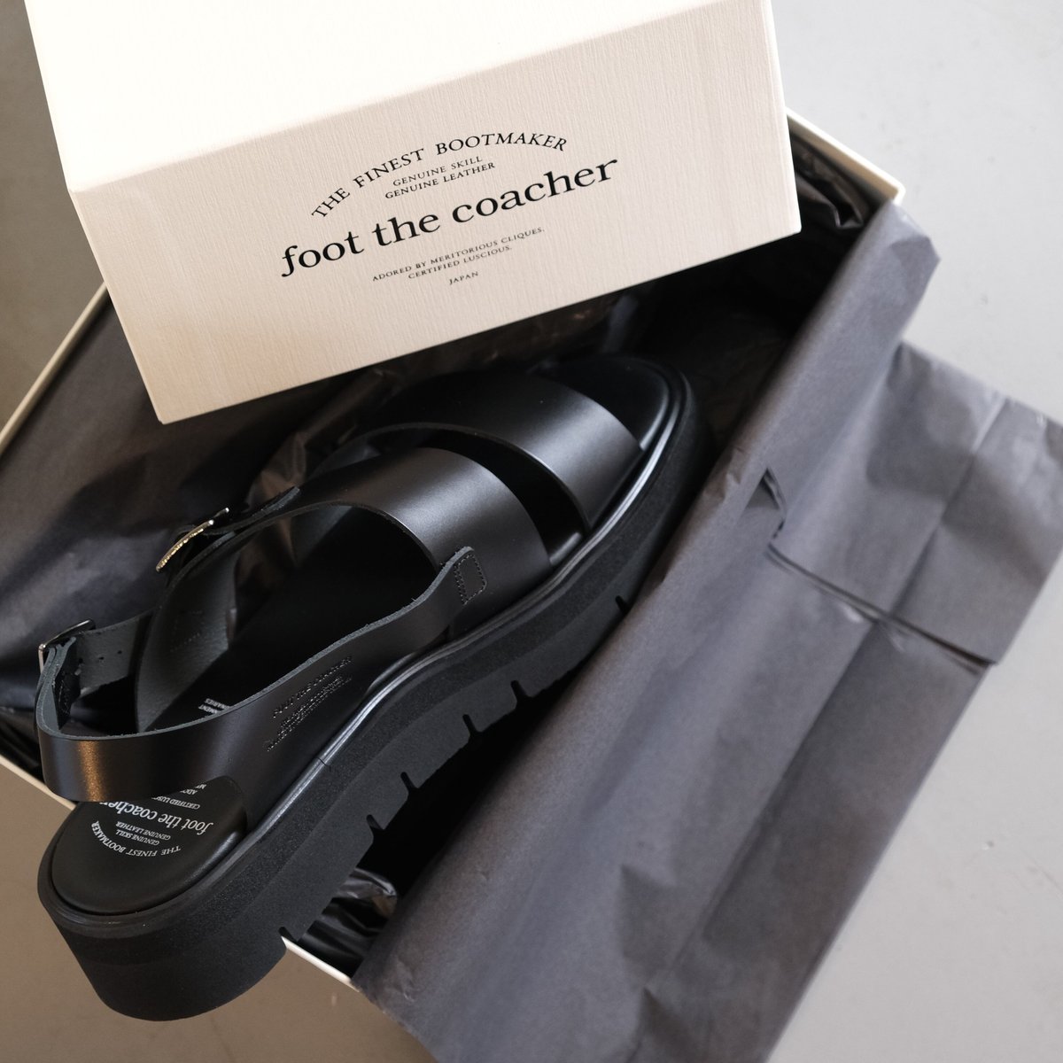 foot the coacher SS BELT SANDAL FTC1912012 B foot the coacher SS BELT SANDAL FTC1912012 B