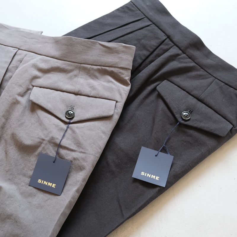 mume ヌメ　日本製　美品　タックパンツ mume ヌメ 日本製 美品 タックパンツ mume ヌメ 日本製 美品