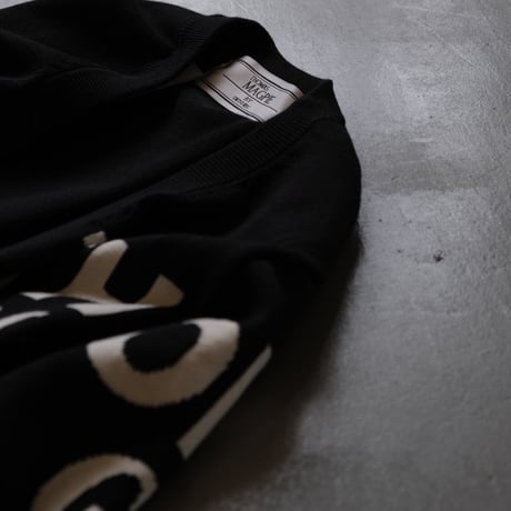 Thomas magpie   logo cardigan【2211702】