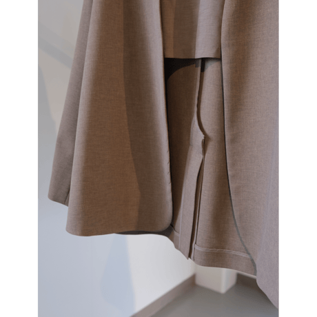 SINME  ノーカラージャケット  SS16-06   カーキ
