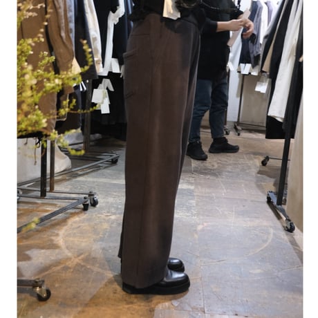 suzuki takayuki   sweat pants / wide-straight
