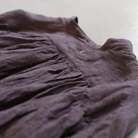 suzuki takayuki　puff-sleeve pullover　S231-05  twilight gray