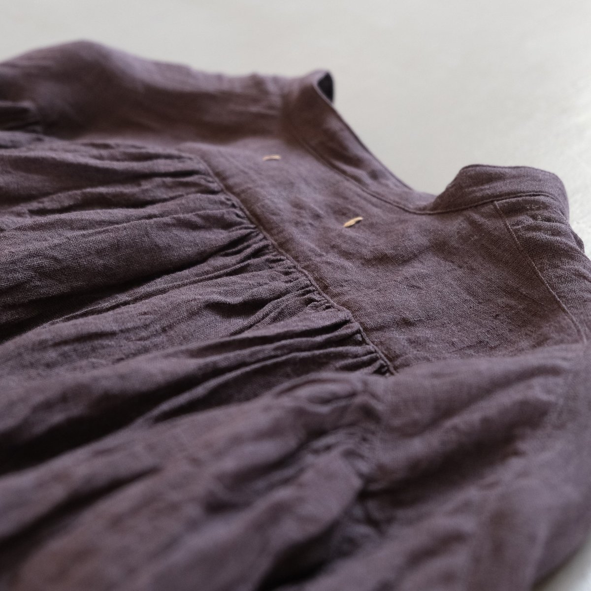 suzuki takayuki puff-sleeve pullover S231-05 t