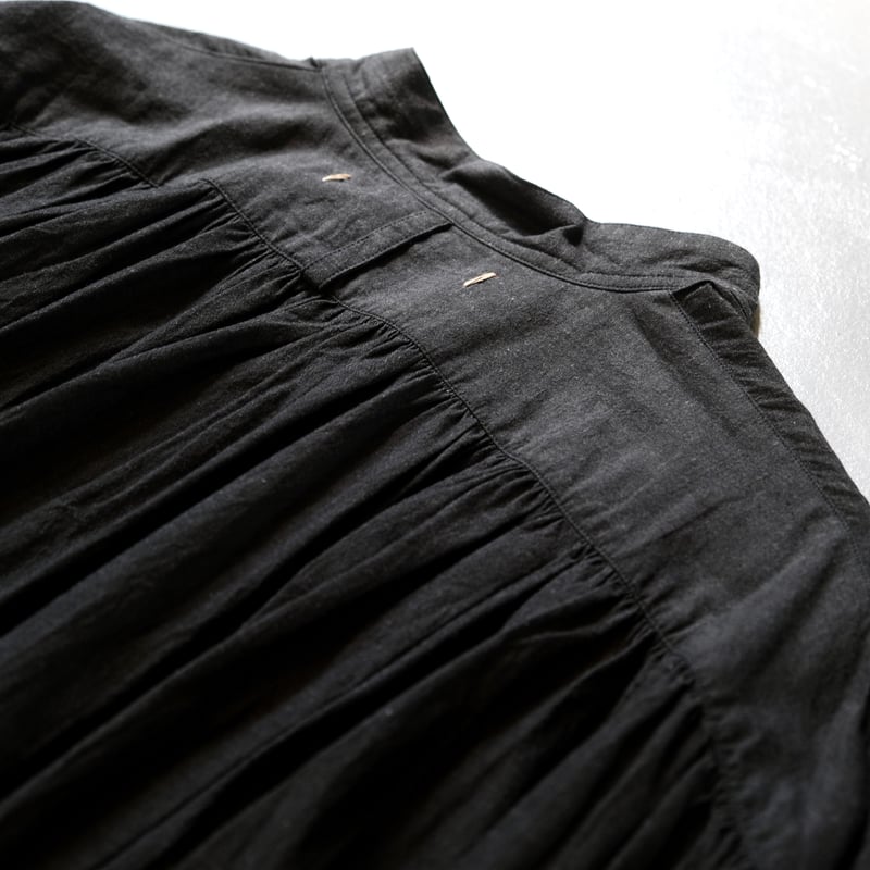 トップス suzuki takayuki knitted t-shirt black suzuki takayuki combination t-shirt（スズキタカユキ