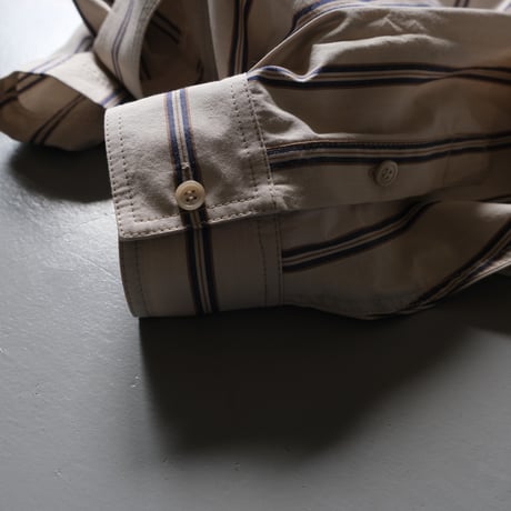SINME　シンメ　ストライプオーバーシャツ（for　MEN）　HF10-1/HF10-2