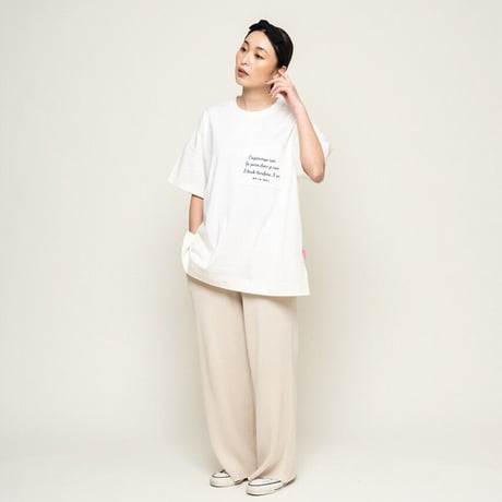THOMAS MAGPIE　  Big T-shirt 我思う故に我あり　2203859