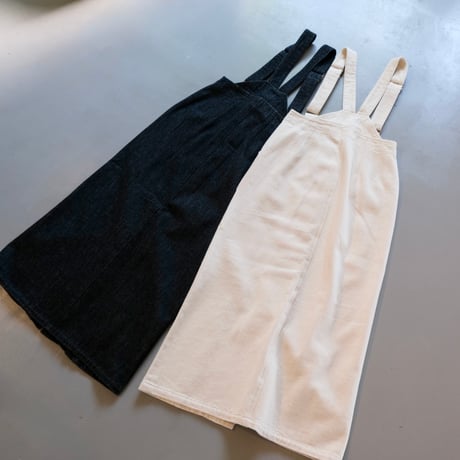 SERGE de bleu	 DDM-63D-CEA  SALOPETTE SKIRT