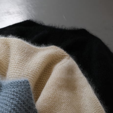 THOMAS MAGPIE　mohair silk volume sleeve knit【2223710】