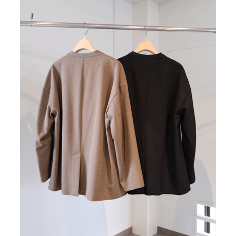 SINME  ノーカラージャケット  SS16-06   ブラック